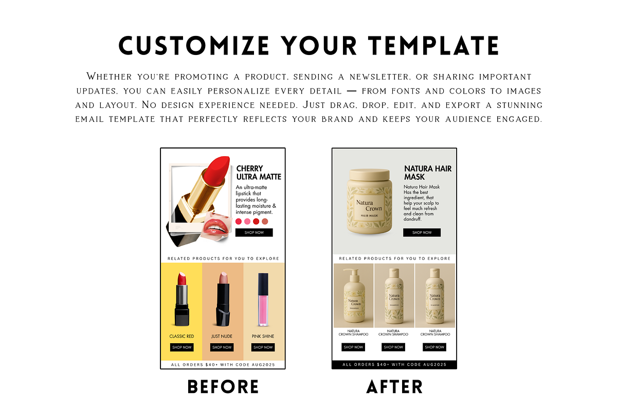 Beauty Brand Email Marketing preview 4