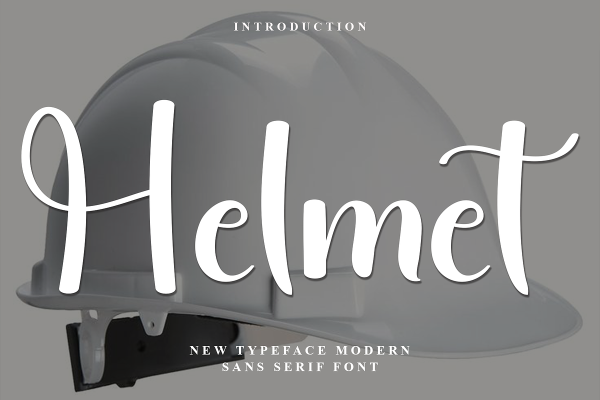 Helmet, a Handwritten Font by FreshTypeINK (Photo 1 of 8)