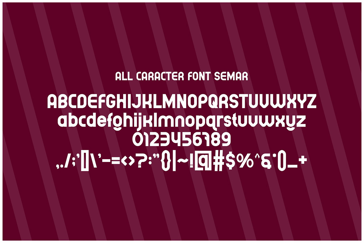Semar, a Sans Serif Font by riotama85 (Photo 2 of 6)