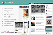 VT Blogging Pro WordPress Theme, a WordPress Template by VolThemes (Thumbnail 1 of 7)