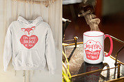 Valentine Pun designs bundle, an Illustration by Brushed Rose (Thumbnail 3 of 6)