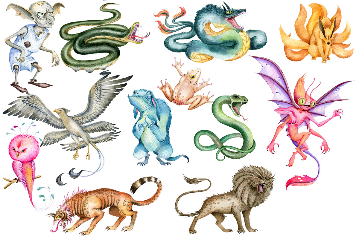 Magical Creatures, Monsters, Dragons, an Animal Illustration by SimpleWishesArt (Photo 2 of 6)