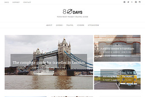 EightyDays - WordPress Travel Theme
