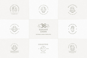 36 Elegant Logo Templates | Canva, a Branding & Logo Template by Vasya Kobelev