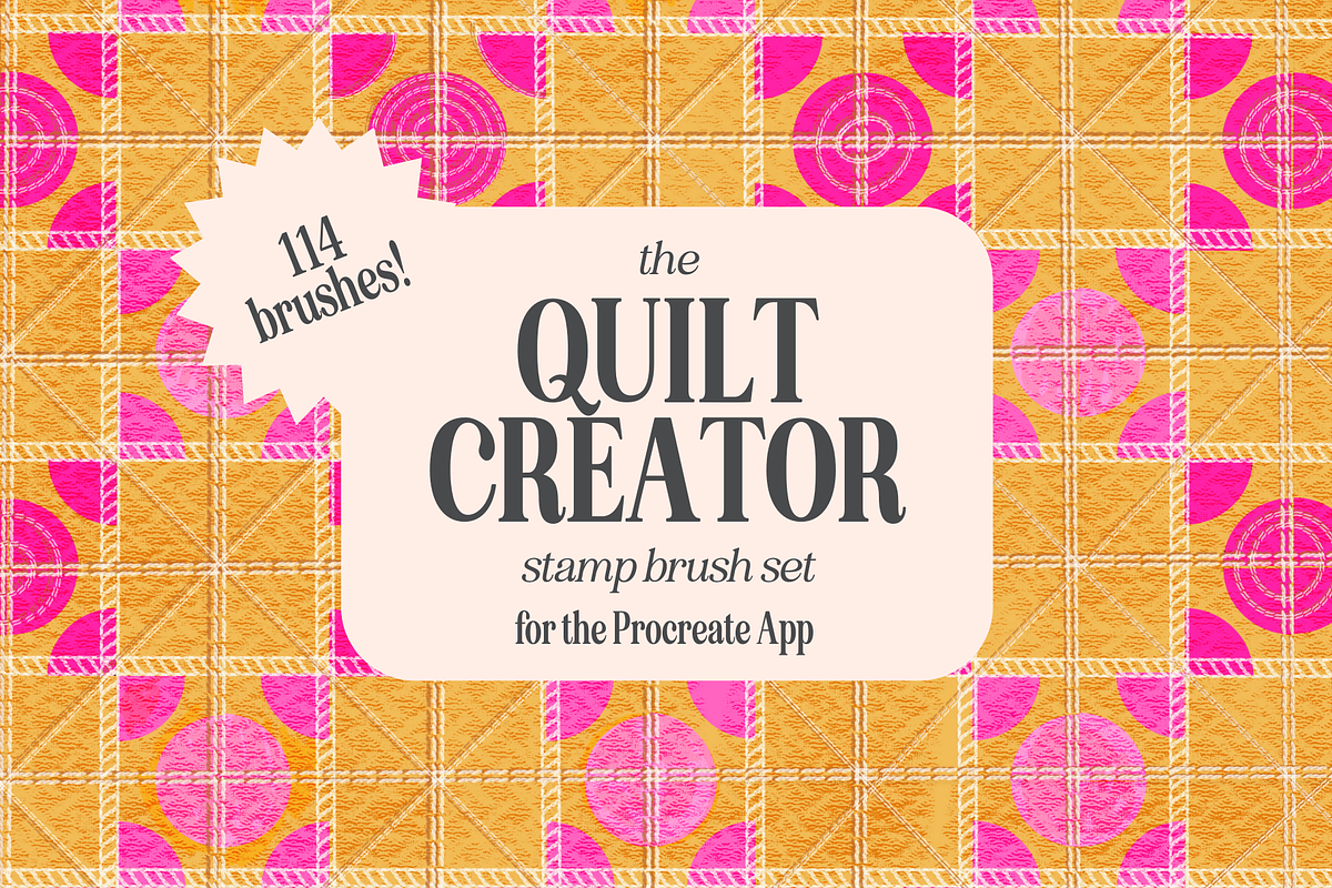 Quilt Creator Brush Set, a Brush Add-On by Mabel & Bea (Photo 1 of 7)