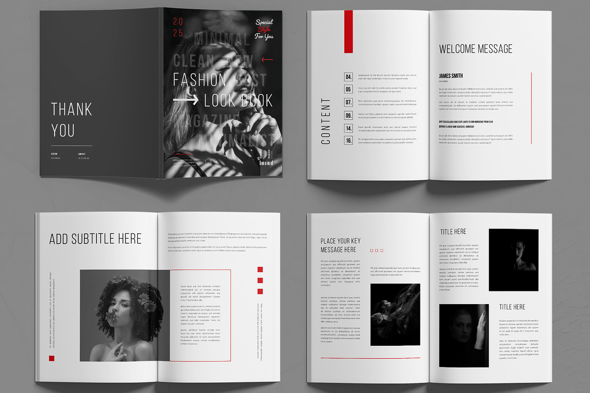 Fashion Look book Layout, a Flyer Template by MightyDesign (Photo 3 of 6)