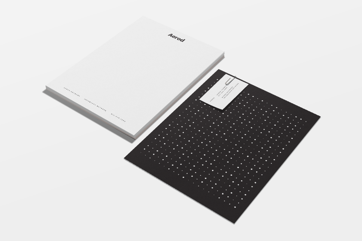 Minimal Black and White Brand Kit, a Stationery Template by Viaduc (Photo 1 of 5)