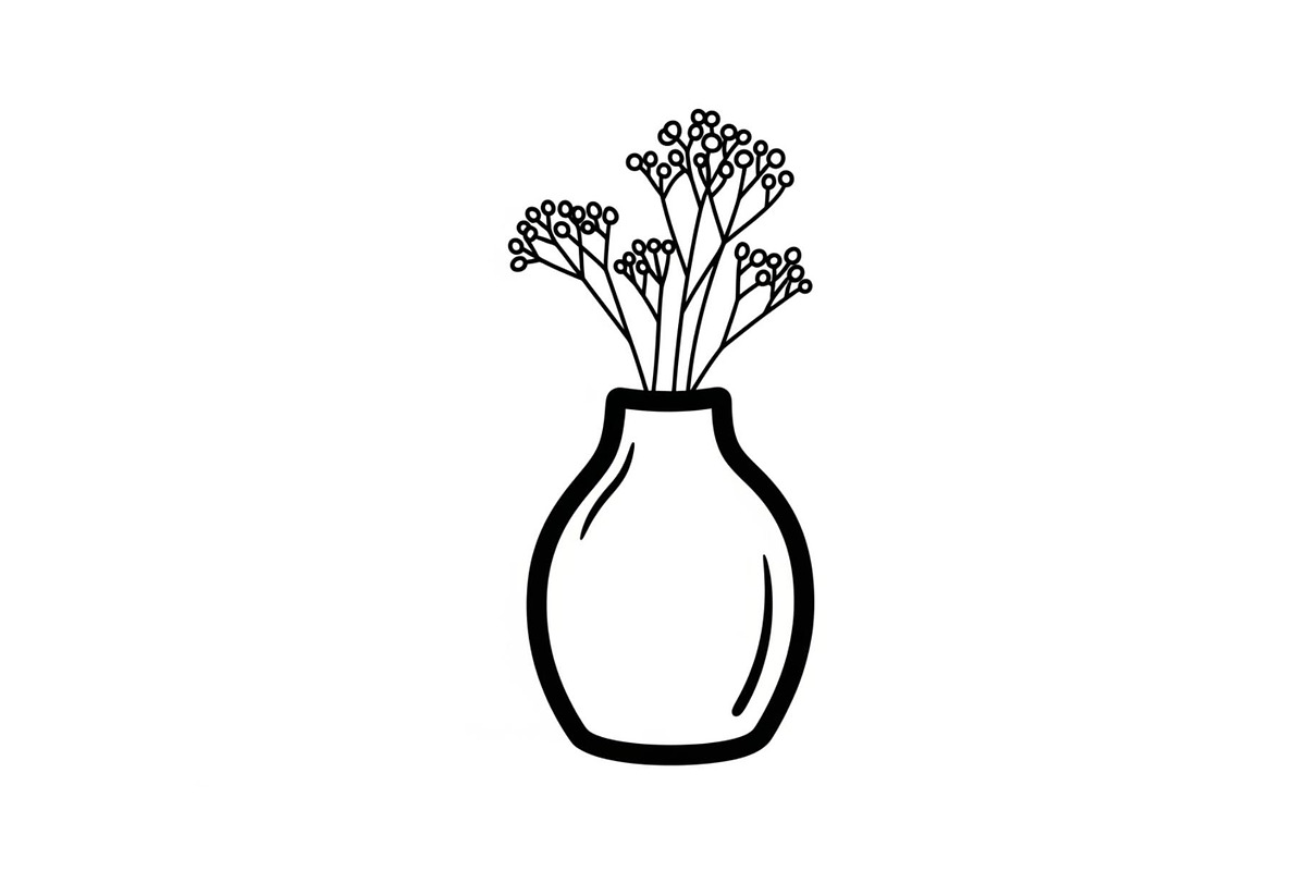 Flower Vase Silhouette Vector Bundle, an Illustration by Designs_River (Photo 38 of 51)