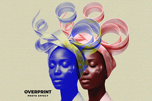 Vintage Overprint Photo Effect, a Layer Style Add-On by graphypix