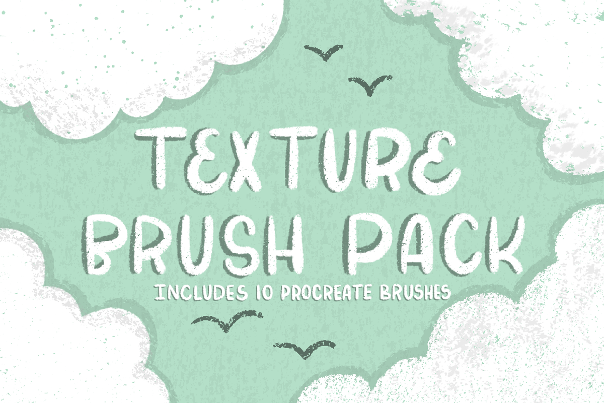 Texture Procreate Brush Set, a Brush Add-On by K McCormack Designs (Photo 1 of 3)