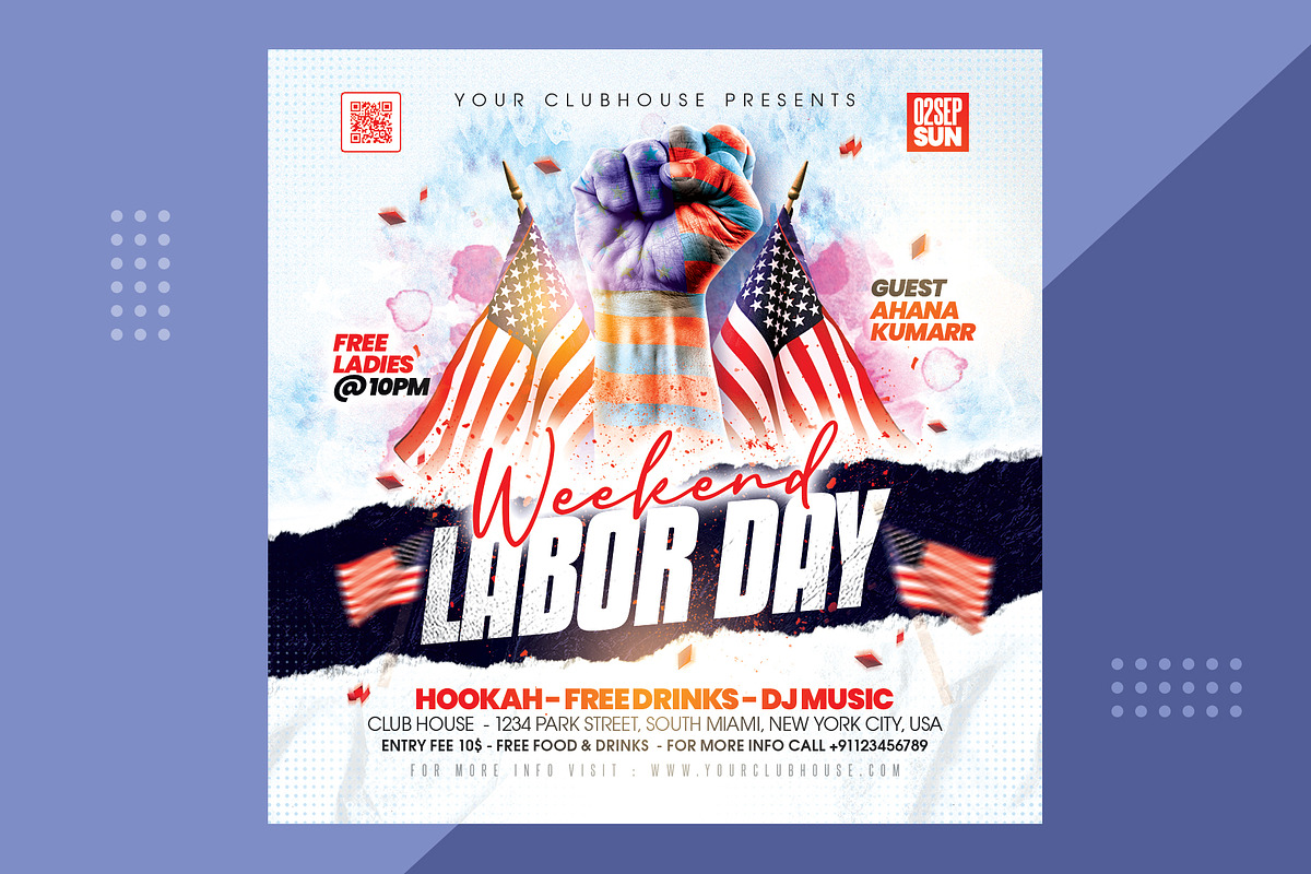 Labor Day Flyer, a Templates & Theme by MithilaCreation (Photo 6 of 12)