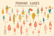 Fishing pattern, a Pattern Graphic by Tani Kuzminka (Thumbnail 11 of 13)