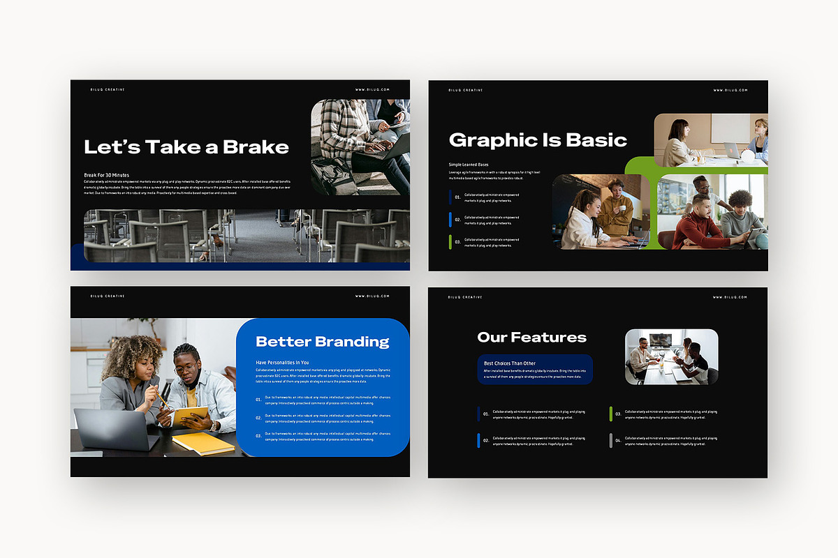 Biluq : Creative Biz Google Slides, a Presentation Template by Punkl Camp (Photo 14 of 16)