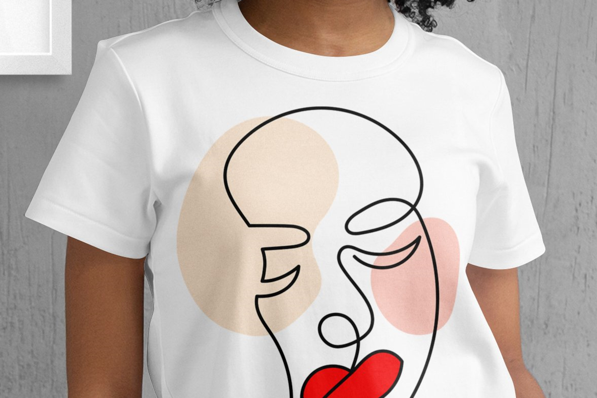 One Line Drawing Woman Face SVG PNG, an Object Graphic by jelisua88 (Photo 3 of 3)