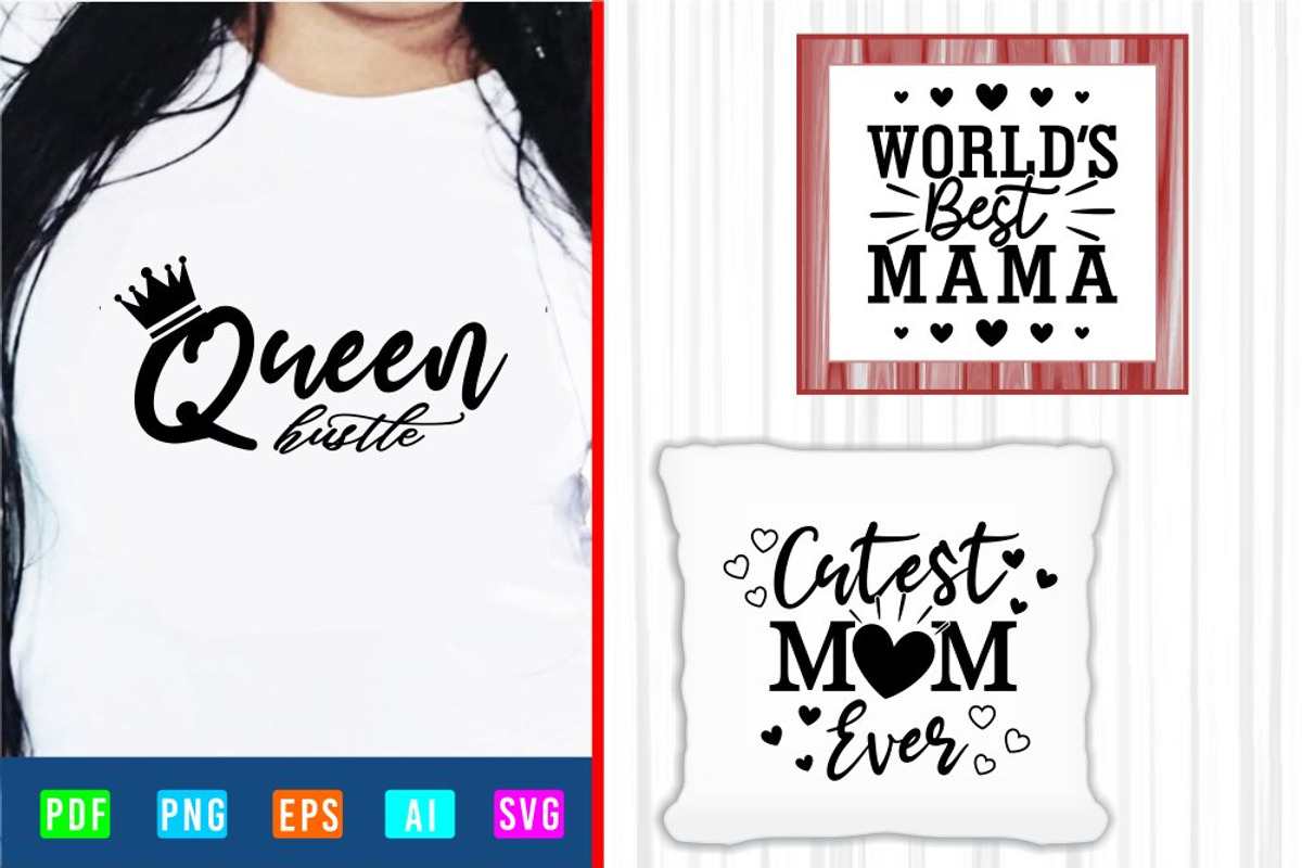 Mothers Day SVG Design Bundle, an Object Graphic by D2PUTRI (Photo 19 of 27)