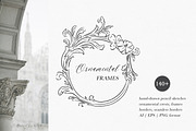 Ornamental Wedding Frames & Crests, an Illustration by Backyard Rose (Thumbnail 1 of 11)