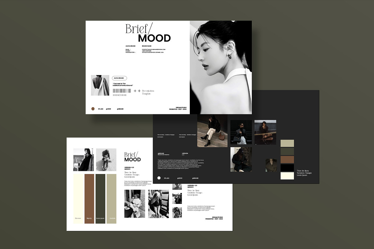 Brief Mood Presentation Template, a Presentation Template by Slide-Agency (Photo 6 of 12)