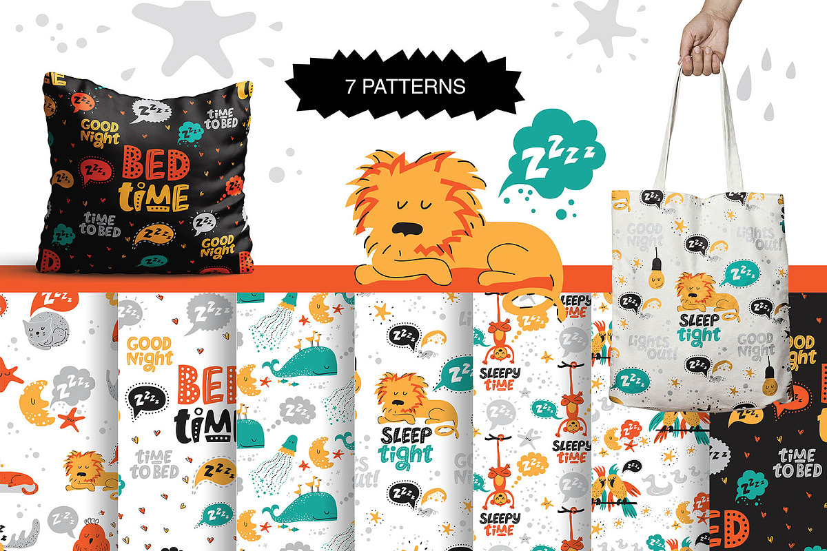 Z-Z-Z. Sleeping animals. Graphic set, an Object Graphic by Maru_art (Photo 4 of 7)