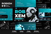 Robxem Technology - Keynote Template, a Presentation Template by Iqsiart Studio (Thumbnail 1 of 3)