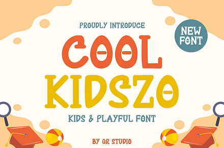Cool Kidszo - Free Fonts, a Handwritten Font by QR Design Studio