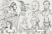 American Symbols Patriotic Sketches, an Illustration by becky nimoy (Thumbnail 3 of 5)