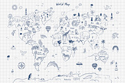 Animals World Map, an Animal Illustration by GooseFrol (Thumbnail 6 of 28)