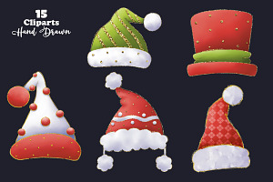 Glitter Christmas Hats Collection