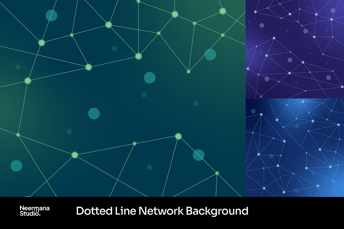 Dotted Line Network Background, a Background Graphic by Neermana (Photo 1 of 4)