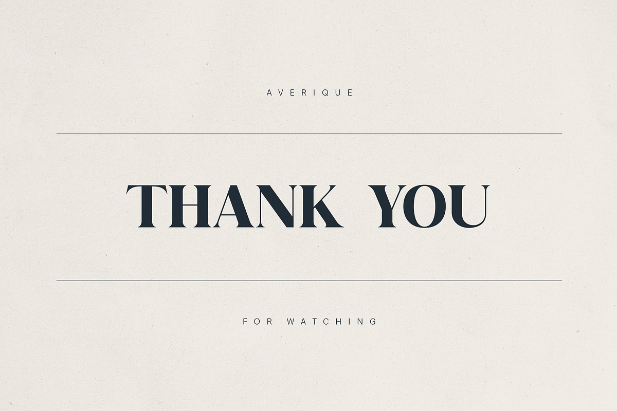 Averique – Elegant Modern Serif Font, a Serif Font by Only Fonts (Photo 11 of 11)