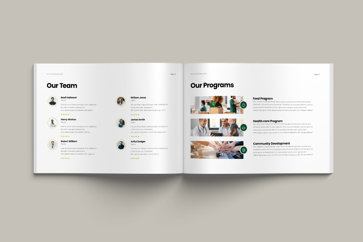 Charity Brochure Landscape, a Brochure Template by Pixelpick (Photo 5 of 9)