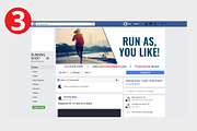Facebook Cover Pack Sport Running, a Social Media Template by Malst (Thumbnail 4 of 4)
