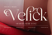 Velick, a Serif Font by zaaintype (Thumbnail 1 of 10)