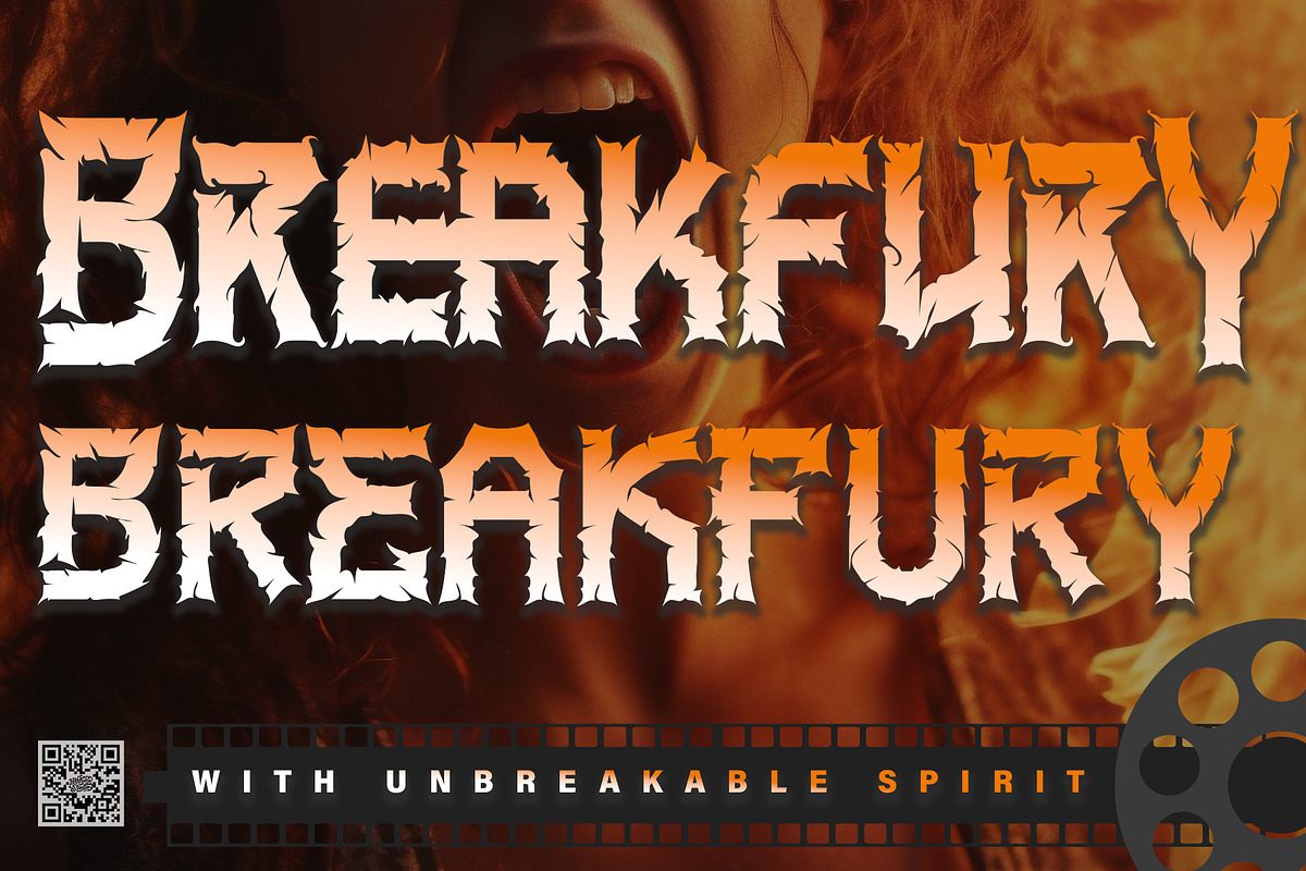 Breakfury, a Blackletter Font by Letterara (Photo 1 of 11)