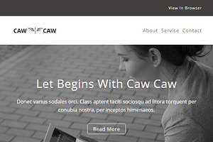 CAW CAW - Responsive Email Template