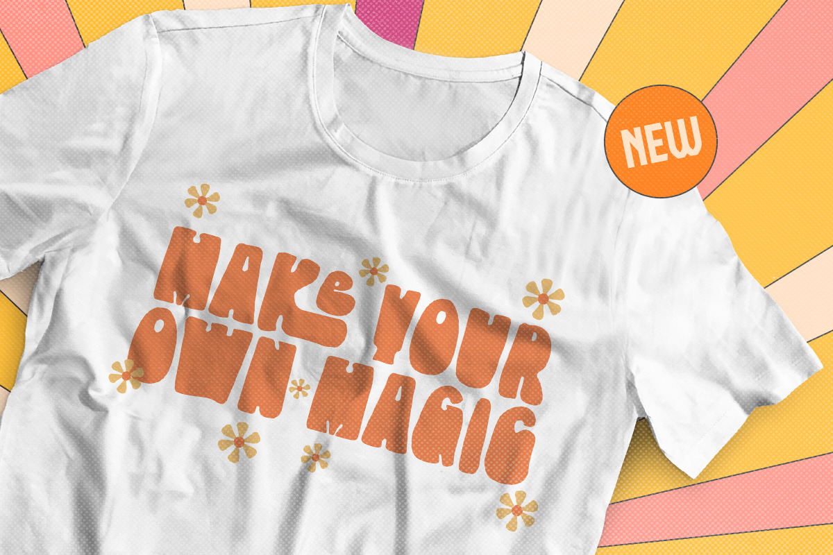 Glimpes of Groovy, a Font by Letterhend Studio (Photo 4 of 10)