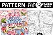 Bold Easy Pattern Coloring Book, a Pattern Graphic by Ink Gallery (Thumbnail 1 of 3)