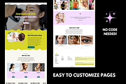 Beauty Brand Wix Studio Template, a Wix Template by Collette Collabs (Thumbnail 2 of 9)