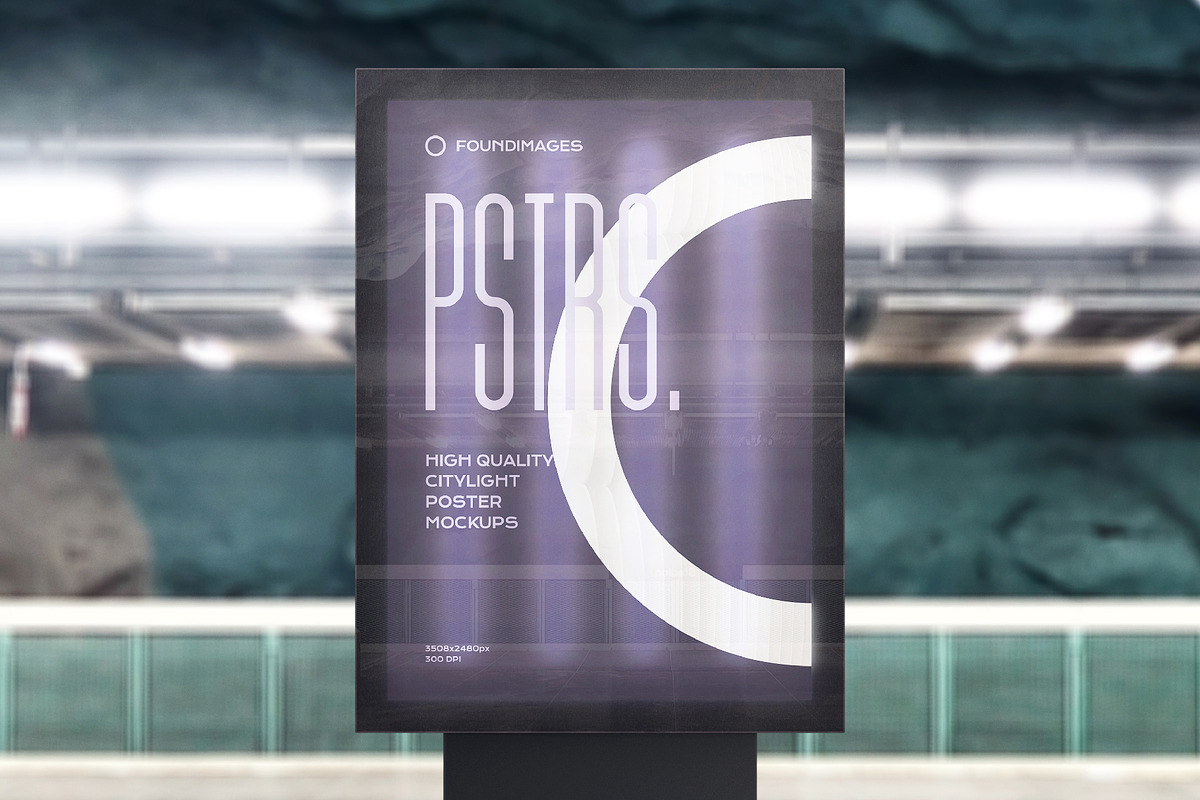 Poster outdoor indoor mockup bundle, an Advertising Mockup by FoundImages (Photo 53 of 64)