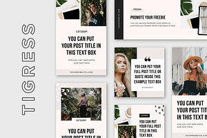 Tigress Social Media Templates