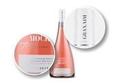 Bottle Mockup - Rose Wine, a Product Mockup by Graxaim Mock-up (Thumbnail 6 of 7)