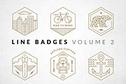 Line Badges - Volume 2, a Branding & Logo Template by Build Interactive (Thumbnail 1 of 4)