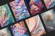 Mermaidcore iridescence textures, a Background Graphic by SunnyAfternoons (Thumbnail 2 of 6)