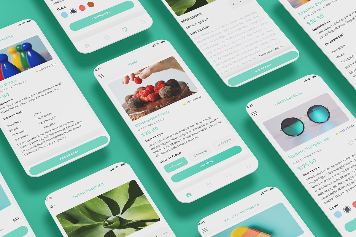 Items in Shop & Product Detail App, an App Template by nagaredesignstudio (Photo 1 of 2)