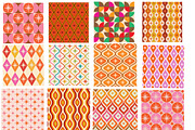 Mid Century 12 Seamless Patterns, a Pattern Graphic by Yasmine Patterns (Thumbnail 2 of 8)
