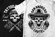 Vintage Skulls Graphic Kit, an Illustration by Harry Kasyanov (Thumbnail 8 of 10)