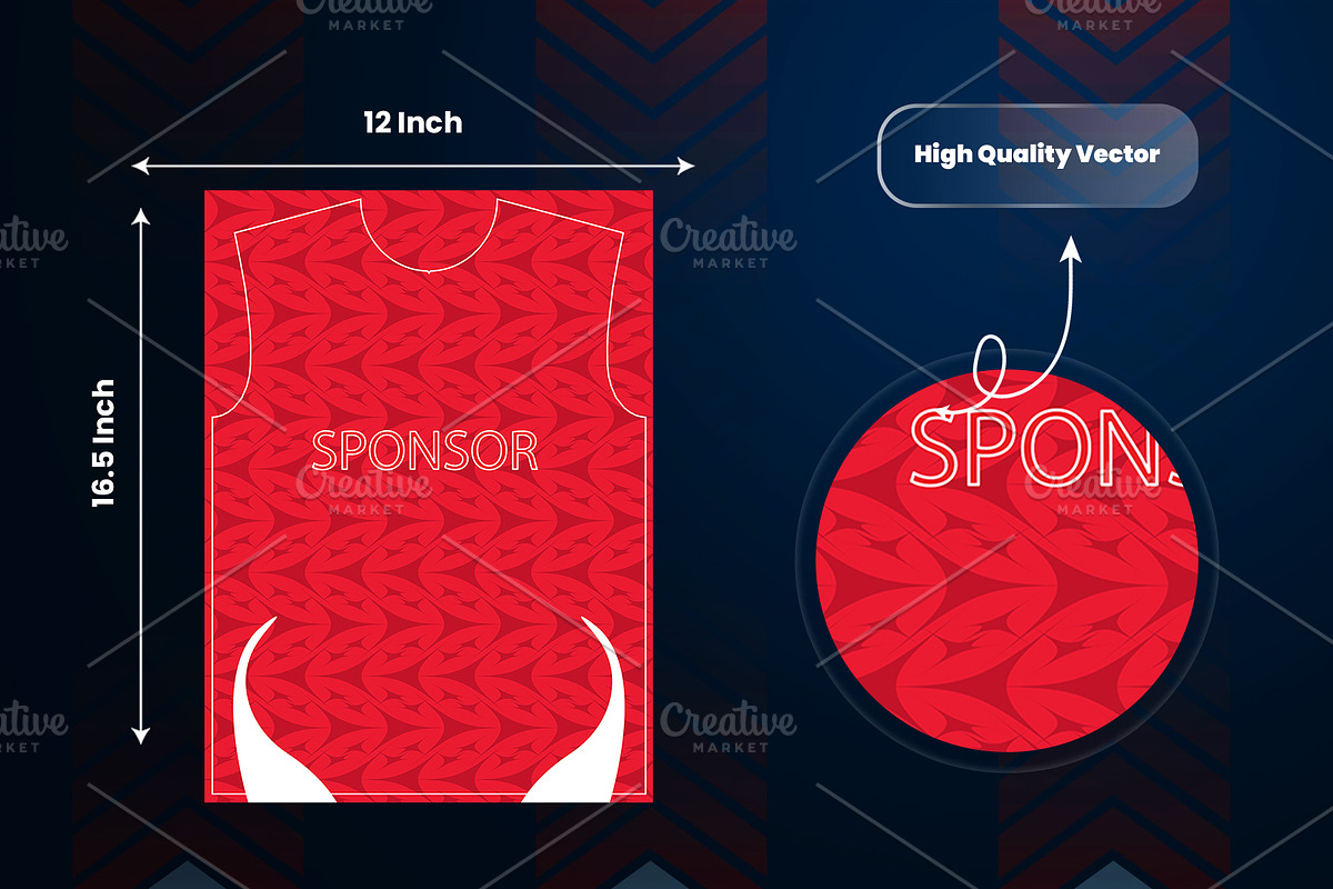 Modern Athletic Football Jersey, a Sport Illustration by samsulpassive (Photo 3 of 3)