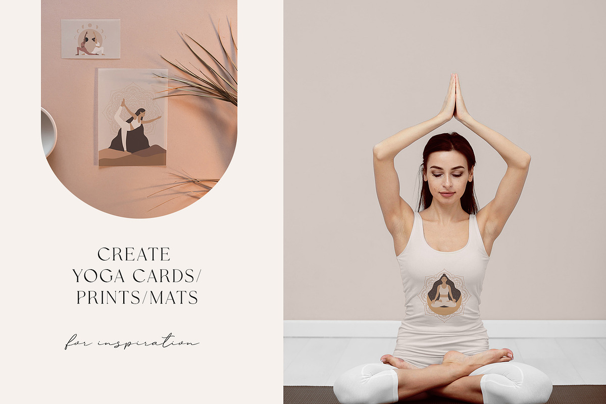 YOGA woman collection, a Healthcare Illustration by Alisovna (Photo 12 of 18)