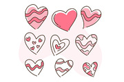 Valentines day doodle hand draw, a Seasonal Illustration by foxndeer (Thumbnail 2 of 4)