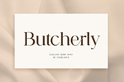 Butcherly Elegant Serif Font, a Serif Font by UICreative (Thumbnail 1 of 13)