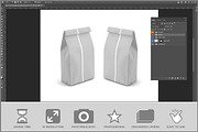 Paper Food Packaging Bags PSD, a Packaging Mockup by Bruno's Shop (Thumbnail 2 of 3)